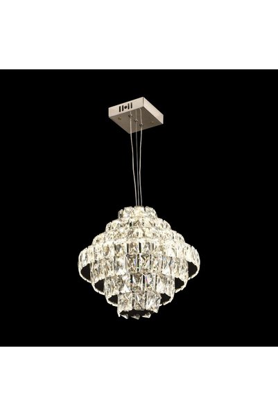 Flippy Opal Crystal Chandelier with Remote Control, 60W, Diameter 35 cm, 3000...