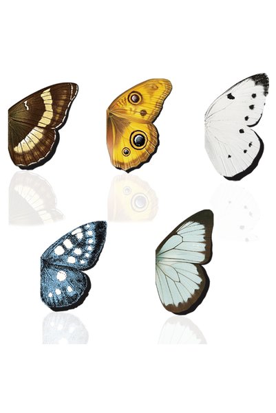 Choice 5pcs 5Pcs Butterfly Magnetic Bookmarks Vintage Book Marker Double Side...
