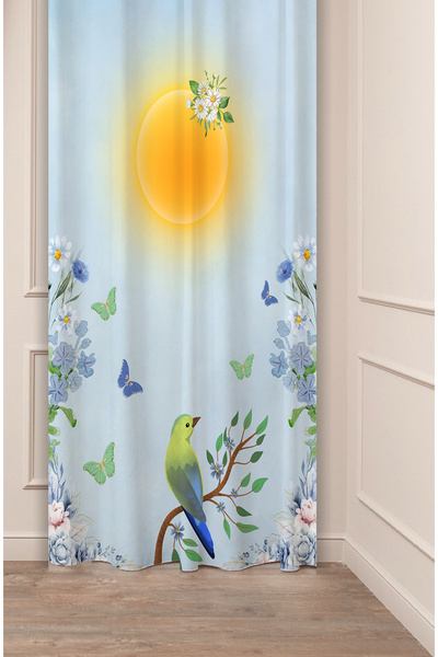 GREENDECOR Ειδική σχεδίαση Flower Leaf Nightingale Sun Daisy με μοτίβο ψηφιακ...