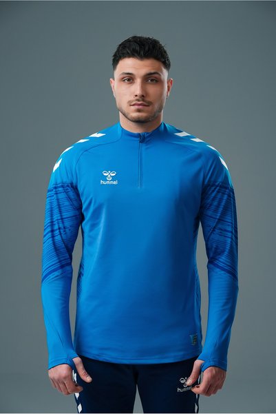 hummel Line Antrenman Eşofman Üstü Mavi