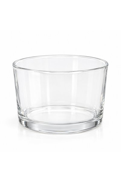 MumvemuM 24 Oval Clear Glass Cups - Suitable for Filling