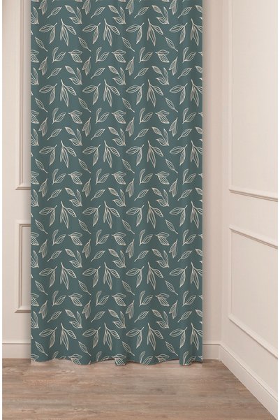GREENDECOR Φύλλο Βοημικό Πράσινο Φυσικό Μοτίβο Ειδικού Σχεδιασμού Ψηφιακό με ...