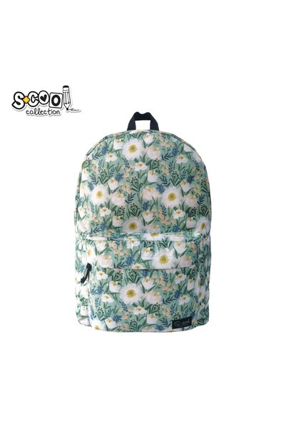 S COOL Rucsac școlar CLASIC, 43x30x16 cm, FLORELE - S-COOL
