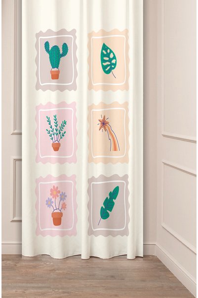 GREENDECOR Model floral cu frunze, model nordic cu frunze, design special, im...