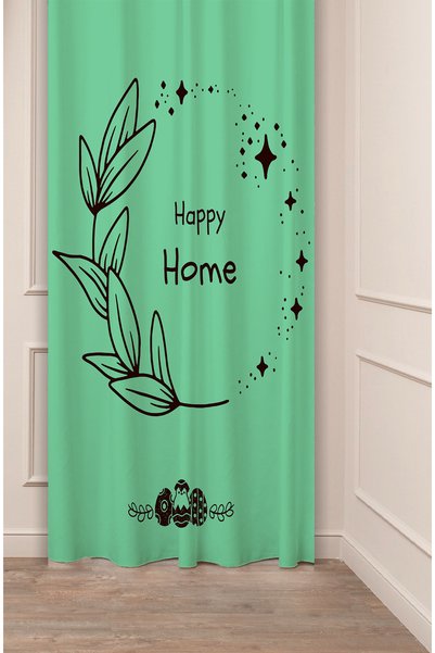 GREENDECOR Happy Home Draperie elegantă cu imprimeu digital special, model fr...