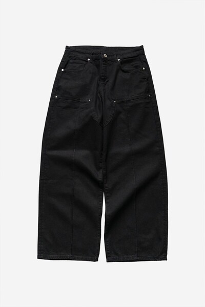 GRJ denim Black Force Super Baggy Black Men's Jean Pants