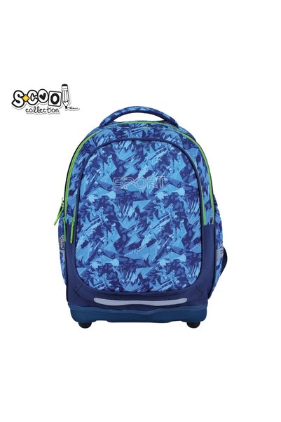 S COOL Rucsac școlar anatomic, 39x33x18 cm, SPORT - S-COOL
