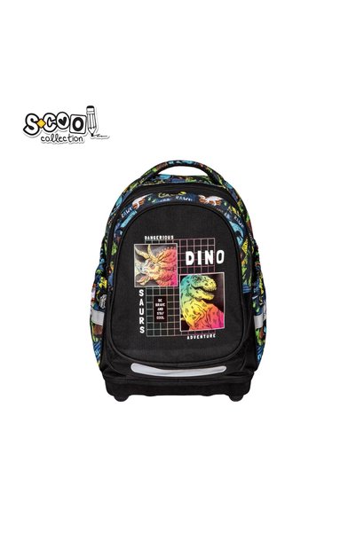 S COOL Rucsac școlar anatomic RAWR, 38x39x19.5 cm - S-COOL
