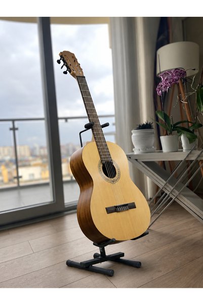 Genel Markalar Klump PRS-02 Gitar Sehpası Katlanabilir Gitar Standı Klasik Ak...