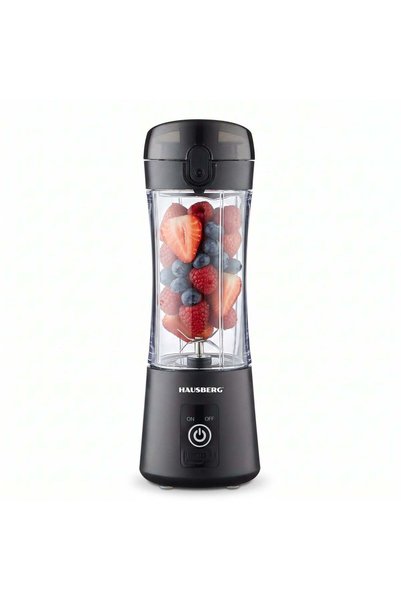 Hausberg Blender portabil pentru smoothie HB-7670NG, 0,35L, reîncărcabil prin...