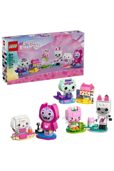 LEGO Casa de păpuși a lui Gabby Prietenii pisicii din cărămidă ai lui Gabby 1...