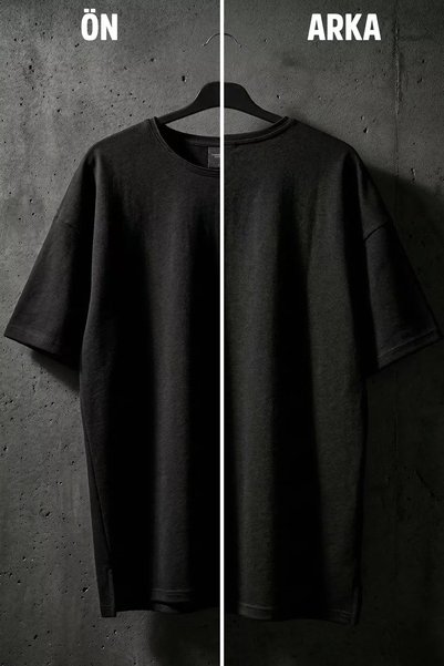 TOZLU Oversize Men's Basic T-Shirt