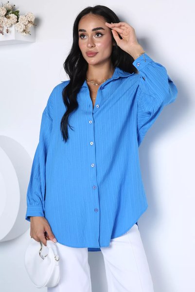 TOZLU Women's Patterned Shirt