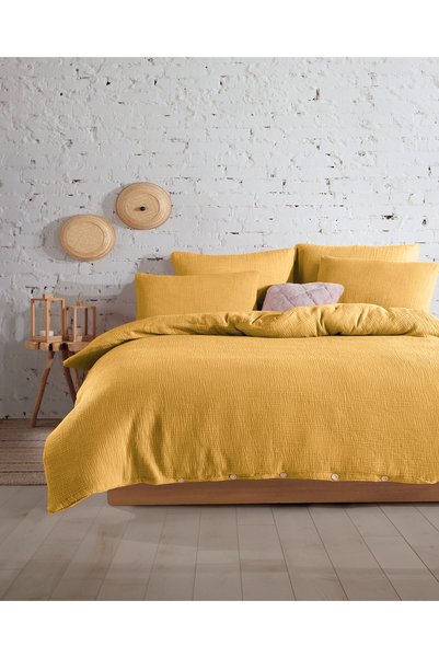 destinyhometex Σετ Παπλωματοθήκης Premium 100% Βαμβάκι Μονό Μουσελίνα 160Χ220...