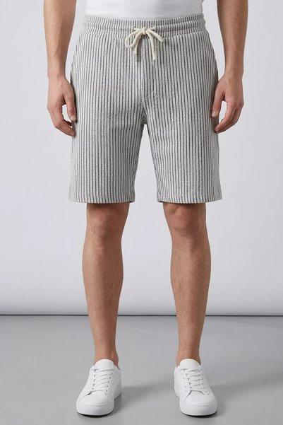 TOZLU Men's Striped Shorts