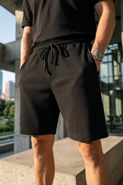 TOZLU Pantaloni scurți cu model pentru bărbați