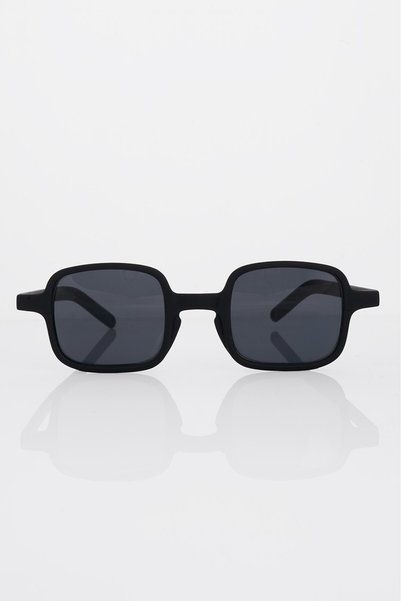 aksesuarix Black Suede Atelier Men's Sunglasses