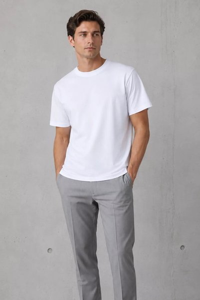 TOZLU Men's Crew-Neck T-Shirt