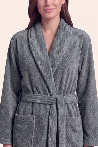 cottonparis Prado Şalyaka Women's - Men's Bathrobe |   Unisex Bathrobe - Dres...