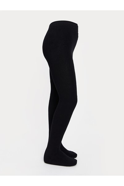 LC Waikiki Plain Girls' Terry Pantyhose