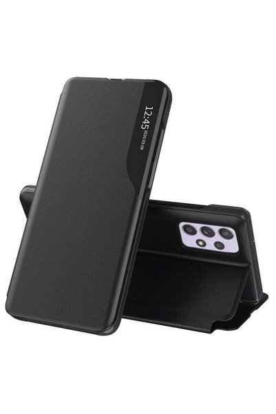 Techsuit Husă pentru Samsung Galaxy A13 4G, Seria eFold, mov - negru
