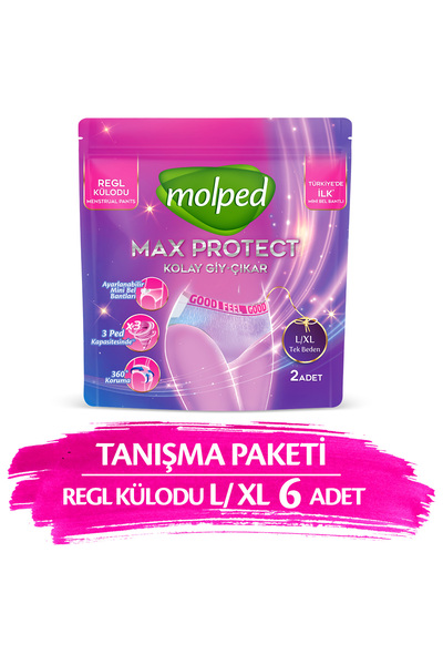 Molped Regl Külodu L&XL (3 Paket = 6 Adet)