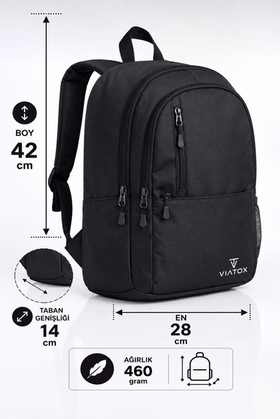 VIATOX VT-013 Unisex Waterproof Backpack—Travel, School, and Sports Backpack—...