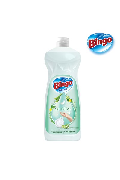 Bingo Sıvı Elde Bulaşık Deterjanı Sensitive 1500ml X 3 Adet