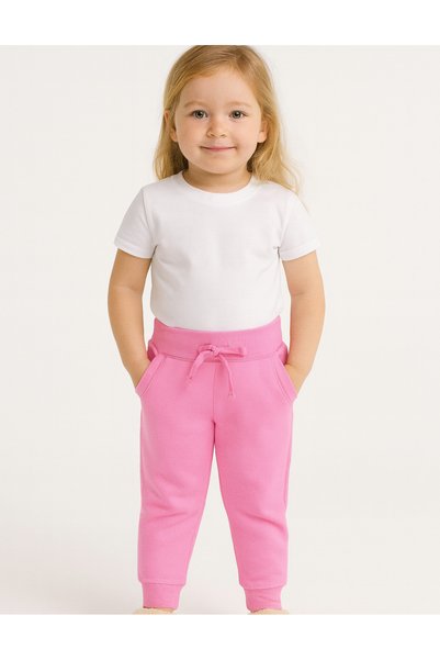 OrganicKid Unicorn Kız Çocuk Pembe Eşofman Altı