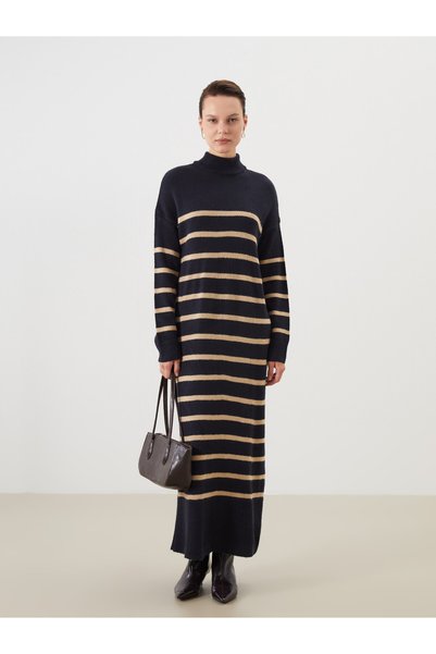 LC Waikiki Trendy Picks from Kübra Butik: Straight-Cut, Checkered Knit Dress ...