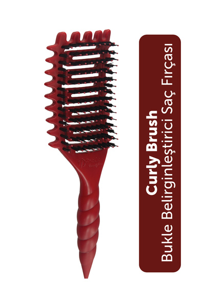 PROCO Beauty Pro Curly Kıvırcık Saçlar İçin Bukle Belirginleştirici Saç Fırça...