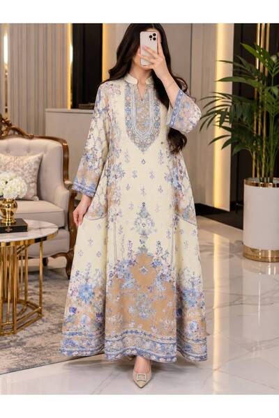 Generic Brand Very High-Classed Jubbah with Perforated Abu Fawud and Lulu on ...