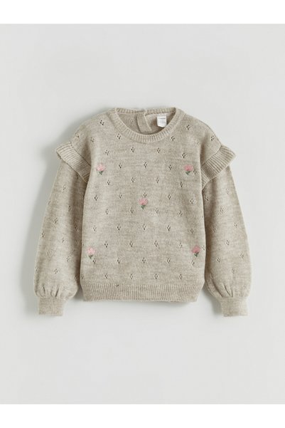 LC Waikiki Quality Parts from Çelebi Store Zero Roba Collar Girl's Sweater