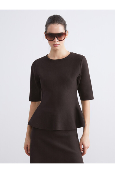 LC Waikiki A Zero-Yoke Detail Peplum Women's Knit Sweater from UZG STORE for ...