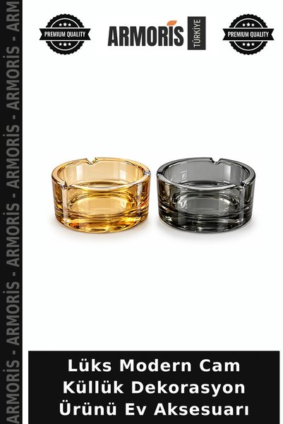 Generic Brand Ashtray - Multicolor - Asymmetric