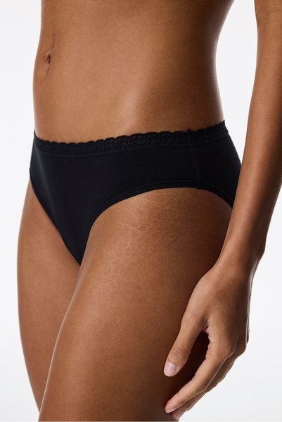 Penti Siyah Odor Control Düşük Bel Slip Külot