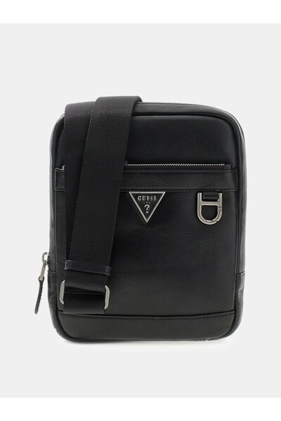 Guess Geantă de mână pentru bărbați HMMOSEP6159-BLA Monaco Crossbody