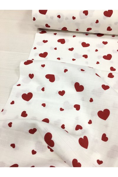 Renk Tekstil Kalpler Desenli Doğal %100 Pamuklu Müslin Kumaş 180 Cm En