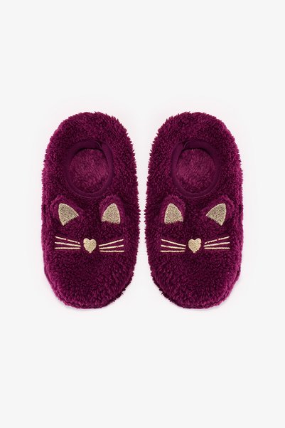 Penti Koyu Mor Cuteness Kedi Desenli Çetik