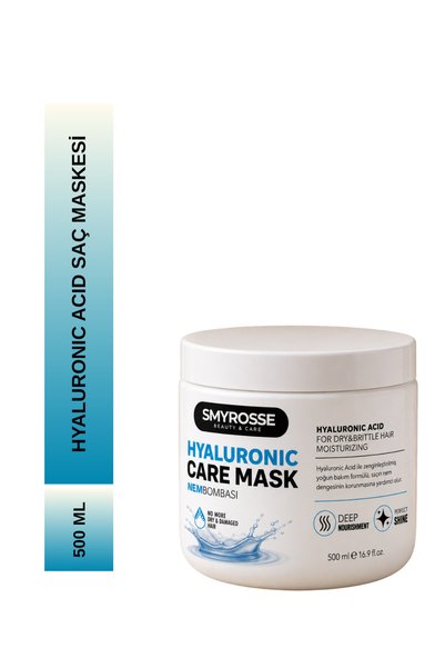 smyrosse HYALURONIC ACID MOISTURE BOMB HAIR MASK 500 ML