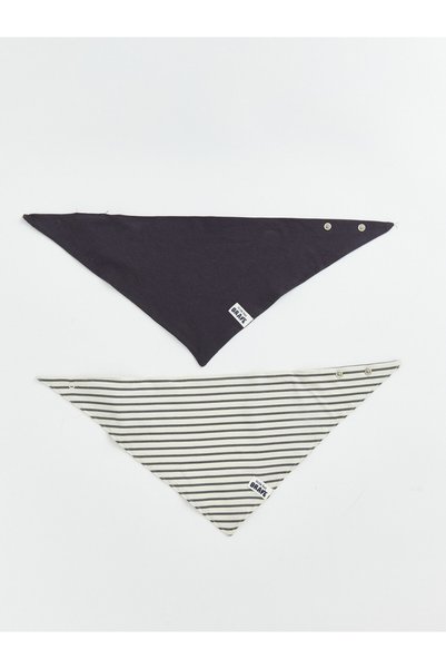 LC Waikiki Quality Parts from Çelebi Store Striped Baby Boy Bibs Set of 2