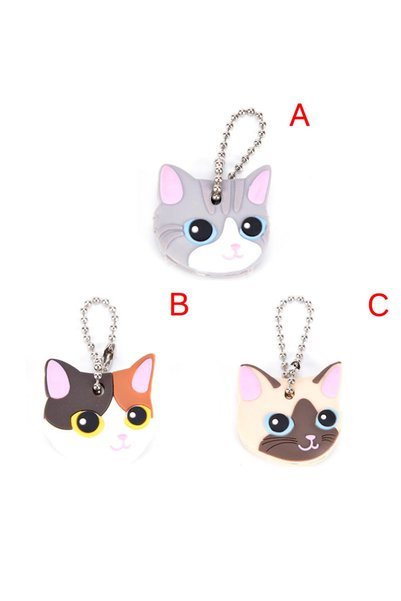 Choice16 A-B-C 1/2/3pcs Cartoon Key Protective Case Cover For Key Control Dus...