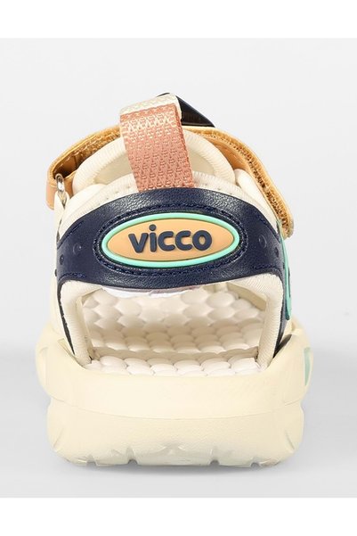 Vicco Rocket İlk Adım Bebek Ortopedik Işıklı Çocuk Spor Sandalet BEJ