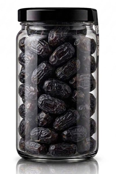 Zencefil Organik Jumbo Acve Peygamber Hurması Bi Kavanoz 660 cc. Cam Kavanozda Özel Seçme Acve Hurma Ajwa Dates