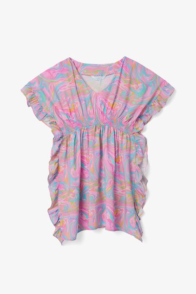 Penti Genç Kız Colorful Energy Kısa Kollu V Yaka Kaftan