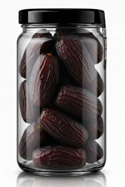 Zencefil Organik Jumbo Kudüs Hurması Bi Kavanoz 660 cc. Cam Kavanozda Özel Seçme Hurma Kudüs Hurması Medjool Dates