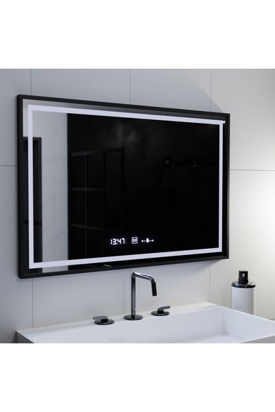 Alista Home Oglindă LED dreptunghiulară, 120x80cm, Verite Majeste Noir Motion...