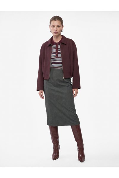 Koton X Selected by Şahika Ercümen - Slim Fit Kalem Etek