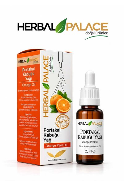 Herbal Palace Orange Peel Oil Cold Pressed 20 ml &L (Orange Peel Oil)