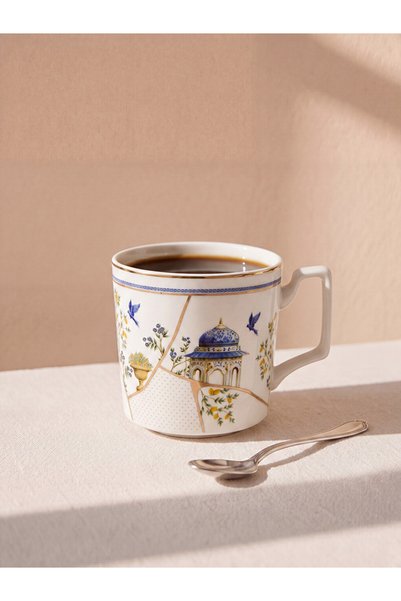 LC Waikiki Printed Porcelain Mug 340 ml for Style Enthusiasts from Uzg Store